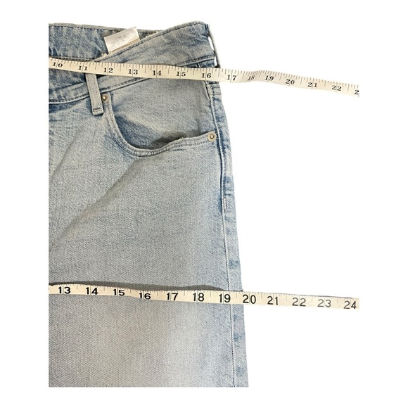 H&M Jeans Womens Size 8 Loose Straight Ankle Light Wash Denim High Rise - Picture 11 of 14